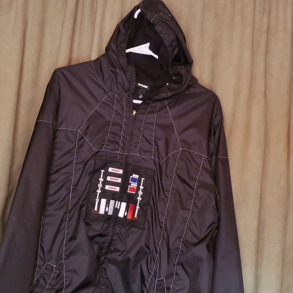 Mens XL Darth vader windbreaker